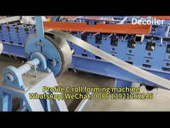 Máquina de moldagem de rolos em forma de C