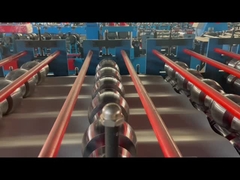 Máquina para formar azulejos de vidro de camada dupla e rolos de trapézio